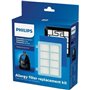 Kit de filtres de rechange pour aspirateur Philips PowerPro Compact & Active Floor - FC8010/02 - Bleu/Blanc