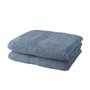 Lot de 2 serviettes de toilette TODAY 50x90 cm 100% Coton - Denim