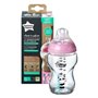 TOMMEE TIPPEE Biberon en Verre Closer to Nature, 250ml, Bleu Décoré