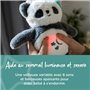 Peluche veilleuse de luxe avec CrySensor