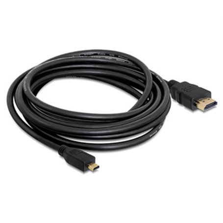 DeLOCK 4043619826643 câble HDMI 2 m HDMI Type A (Standard) HDMI Type D (Micro) Noir