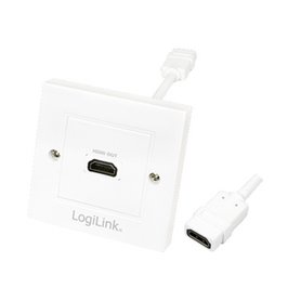 LogiLink AH0014 adaptateur et connecteur de câbles HDMI female Blanc