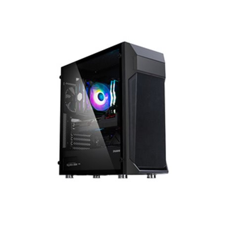 Zalman Z1 Plus ATX Mid Tower PC Case Pre-installed 2 x 120mm blue LED fan in front 1 Midi Tower Noir