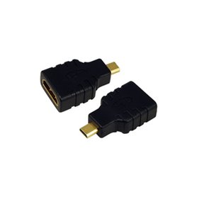 LogiLink AH0010 changeur de genre de câble HDMI D HDMI A Noir