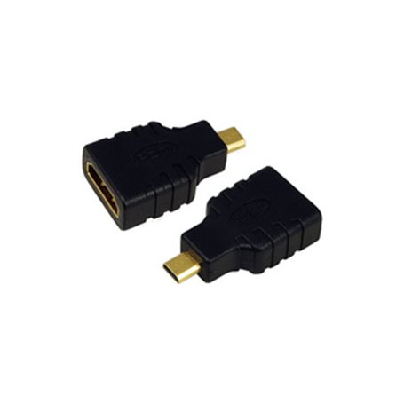 LogiLink AH0010 changeur de genre de câble HDMI D HDMI A Noir