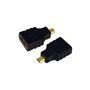 LogiLink AH0010 changeur de genre de câble HDMI D HDMI A Noir