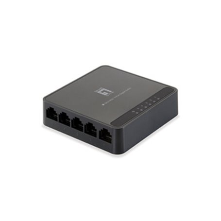 LevelOne GEU-0522 commutateur réseau Gigabit Ethernet (10/100/1000) Noir