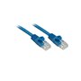 Lindy Rj45/Rj45 Cat6 2m câble de réseau Bleu U/UTP (UTP)