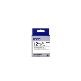 Epson LK-4WBN - Standard - Noir sur Blanc - 12mmx9m