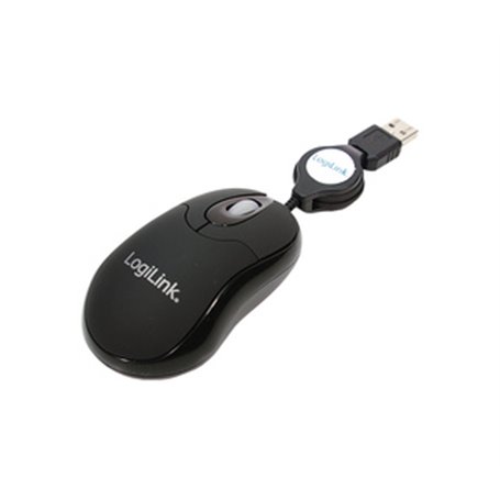 LogiLink ID0016 souris Bureau Ambidextre USB Type-A Optique 800 DPI