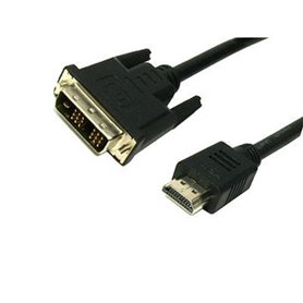 MediaRange MRCS118 câble vidéo et adaptateur 2 m HDMI DVI Noir