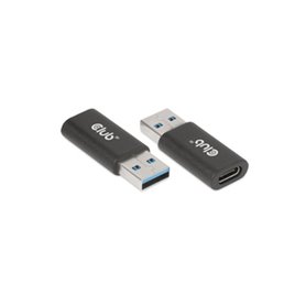 CLUB3D CAC-1525 changeur de genre de câble USB A USB Type C Noir