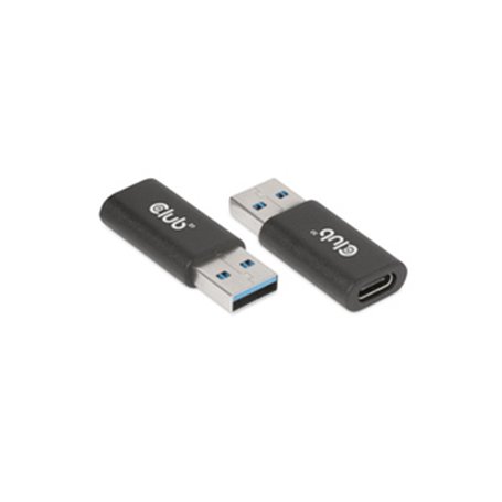 CLUB3D CAC-1525 changeur de genre de câble USB A USB Type C Noir