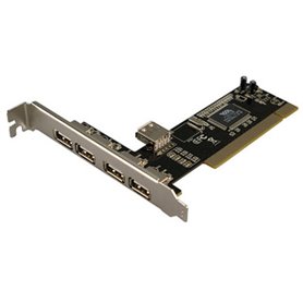 LogiLink 4+1-port USB 2.0 PCI Card carte et adaptateur d'interfaces