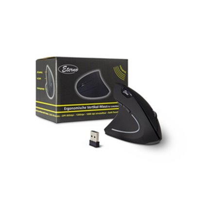 Inter-Tech KM-206L souris Bureau Ambidextre RF sans fil Optique 1600 DPI