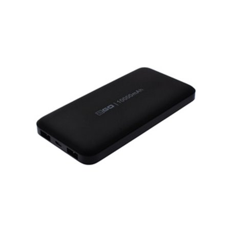 2GO 795944 banque d'alimentation électrique Lithium Polymère (LiPo) 10000 mAh Noir