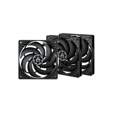 ARCTIC P12 Slim PWM PST Boitier PC Ventilateur 12 cm Noir 3 pièce(s)