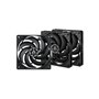 ARCTIC P12 Slim PWM PST Boitier PC Ventilateur 12 cm Noir 3 pièce(s)