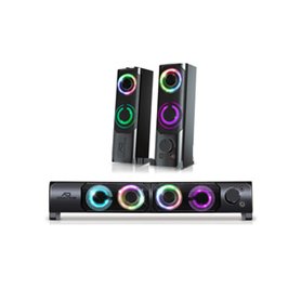 ADVANCE SoundPhonic 2.0 RGB haut-parleur 2-voies Noir Avec fil 6 W