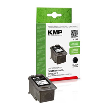 KMP C136 cartouche d'encre 1 pièce(s) Compatible Rendement élevé (XL) Noir