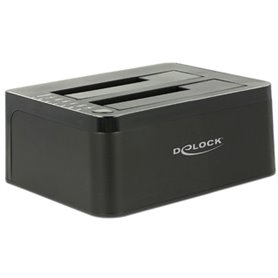 DeLOCK 62661 Station d'accueil de disques de stockage USB 3.2 Gen 1 (3.1 Gen 1) Type-B Noir