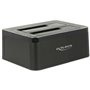 DeLOCK 62661 Station d'accueil de disques de stockage USB 3.2 Gen 1 (3.1 Gen 1) Type-B Noir