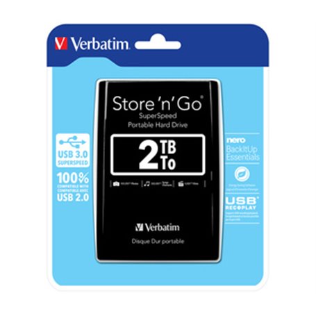 Verbatim Disque dur portable USB Store 'n' Go 3.0