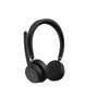 Lenovo Wireless VoIP Headset Casque Sans fil Arceau Bureau/Centre d'appels Bluetooth Noir