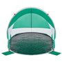 vidaXL Tente de plage vert d'eau escamotable imperméable