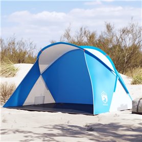 vidaXL Tente de plage 2 personnes bleu azuré escamotable imperméable