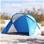 vidaXL Tente de plage 2 personnes bleu azuré escamotable imperméable