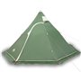 vidaXL Tente de camping tipi 5 personnes vert imperméable