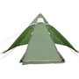 vidaXL Tente de camping tipi 5 personnes vert imperméable