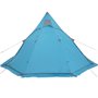 vidaXL Tente de camping tipi 5 personnes bleu imperméable