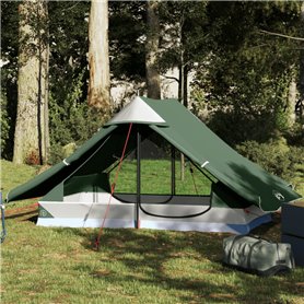 vidaXL Tente de camping 2 personnes vert imperméable