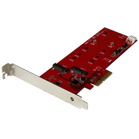 StarTech.com Carte contrôleur PCI Express pour 2 SSD M.2 SATA