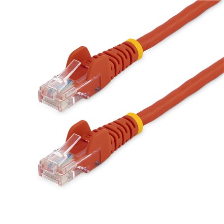 StarTech.com Câble réseau Cat5e UTP sans crochet de 2m - Cordon Ethernet RJ45 anti-accroc - M/M - Rouge