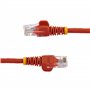 StarTech.com Câble réseau Cat5e UTP sans crochet de 2m - Cordon Ethernet RJ45 anti-accroc - M/M - Rouge