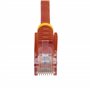 StarTech.com Câble réseau Cat5e UTP sans crochet de 2m - Cordon Ethernet RJ45 anti-accroc - M/M - Rouge