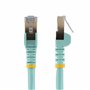 StarTech.com Câble réseau Cat6a STP blindé sans crochet de 1 m - Aqua