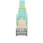 StarTech.com Câble réseau Cat6a STP blindé sans crochet de 1 m - Aqua