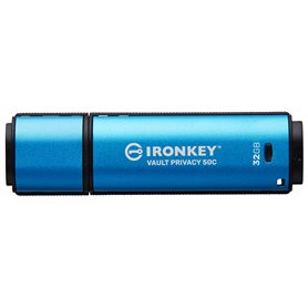 Kingston Technology IronKey 32 Go USB-C Vault Privacy 50C chiffrée AES-256