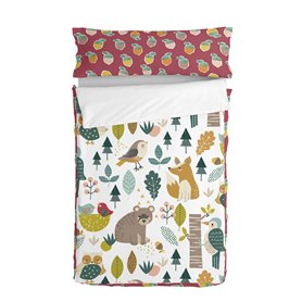 Couette rembourrée HappyFriday Moshi Moshi Harvestwood Multicouleur 105 x 200 cm