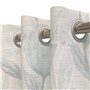 Rideau Alexandra House Living Sofia Turquoise 140 x 270 x 1 cm Translucide