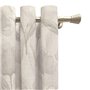 Rideau Alexandra House Living Sofia Gris 140 x 270 x 1 cm Translucide