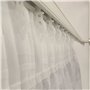 Rideau Alexandra House Living Sofia Gris 140 x 270 x 1 cm Translucide