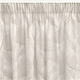 Rideau Alexandra House Living Sofia Beige 400 x 270 x 1 cm Translucide