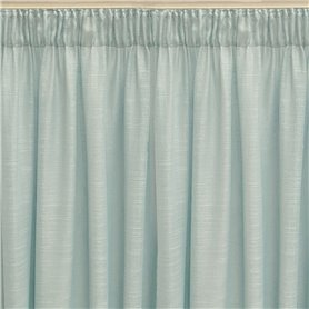 Rideau Alexandra House Living Rustik Turquoise Naturel 140 x 270 x 1 cm Translucide