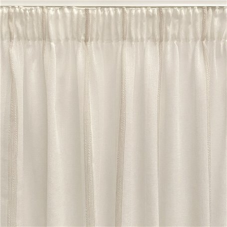 Rideau Alexandra House Living Rebeca Beige 140 x 270 x 1 cm Translucide