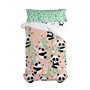 Drap housse HappyFriday Multicouleur 90 x 200 x 32 cm Ours Panda